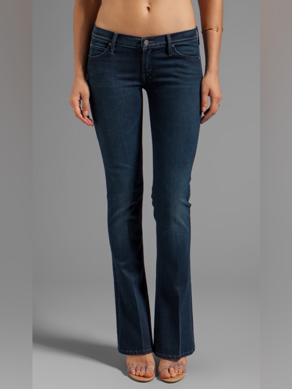 Mother the runaway jeans in strange brew wash